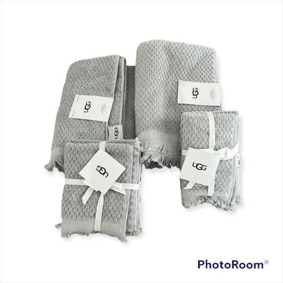 UGG Bath Ugg Larissa 6 Pc Bath Towel Set Gray New Poshmark